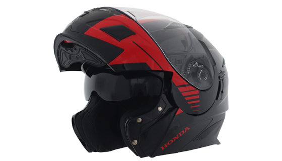 Honda Solid Black & Red